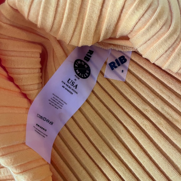 Simon Miller Ribbed Yellow Top and Pants Set - size small - Picture 5 of 5